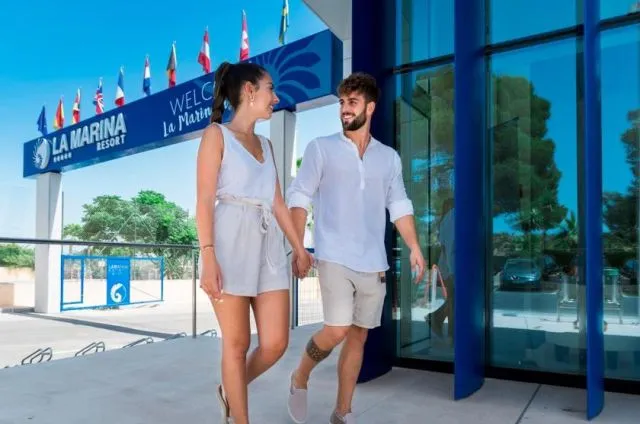 Lageplan des Campingplatzes La Marina in Alicante